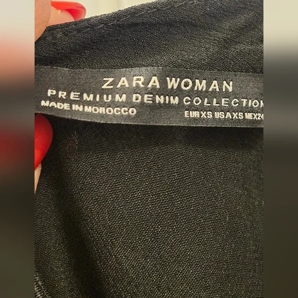 ZARA Woman Black Ruffle Tiered Mini Dress – XS - Picture 4 of 10